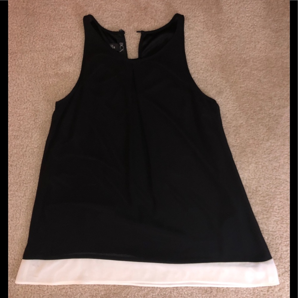 Black and white tank top